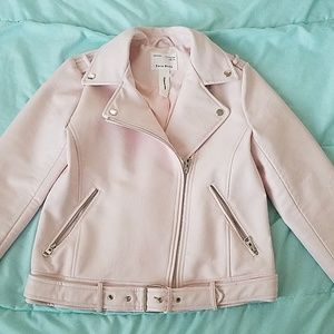 Zara girls leather jacket